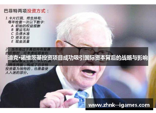 迪克·诺维茨基投资项目成功吸引国际资本背后的战略与影响